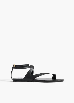 Aimee Ankle Strap Flat Sandal in|Khaite Online