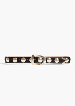 Benny Belt with Studs in|Khaite Clearance