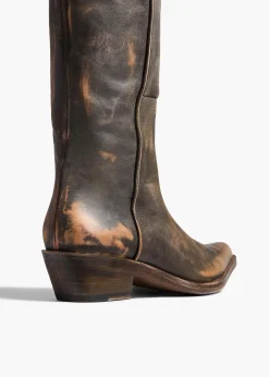 Clive Over-the-Knee Flat Boot in|Khaite