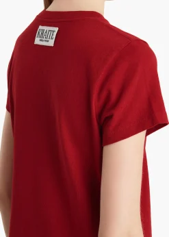 Emmylou T-Shirt in|Khaite Hot