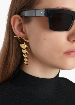 Leaf Cascading Earrings in|Khaite Hot