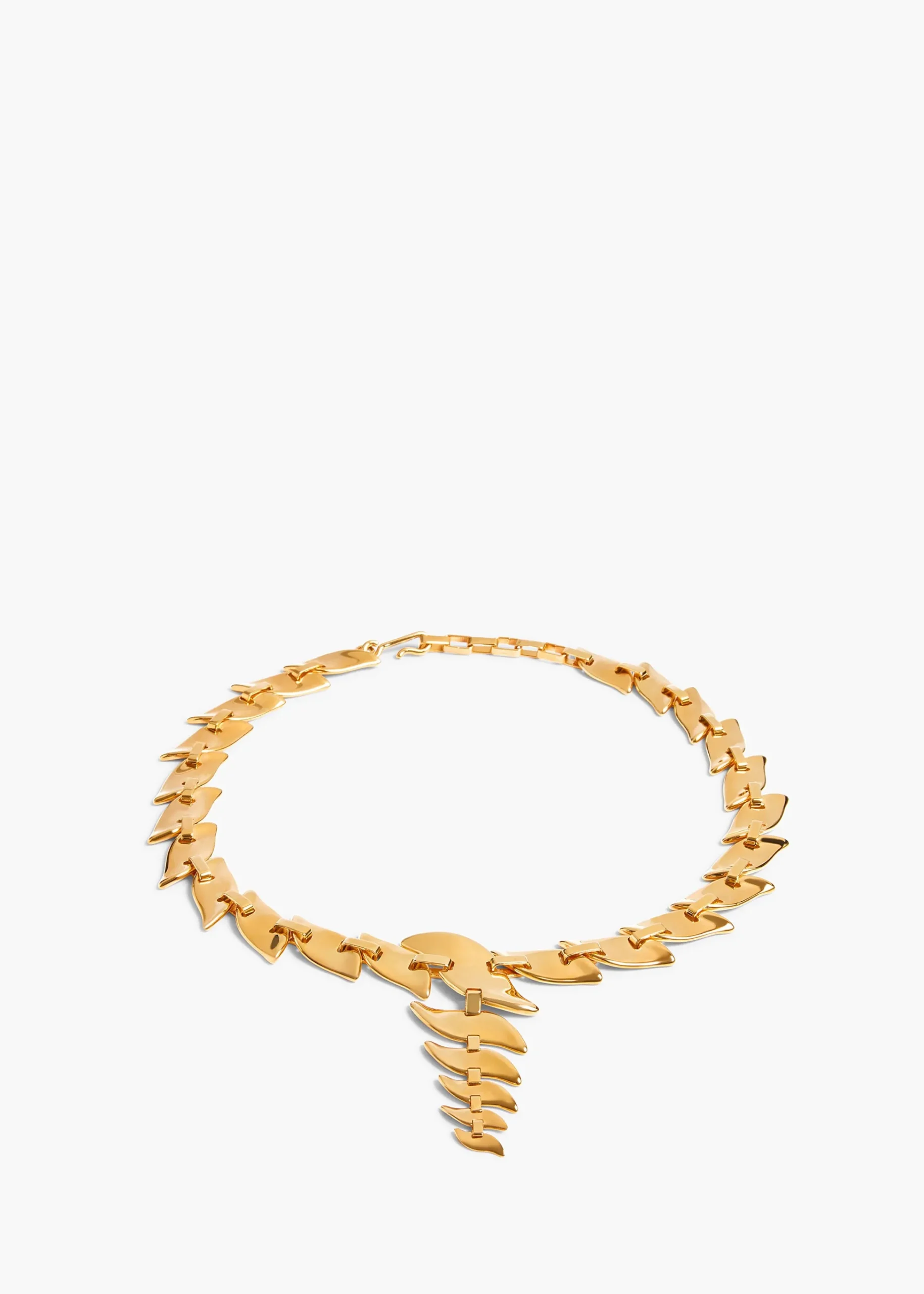 Leaf Chain Necklace in|Khaite New