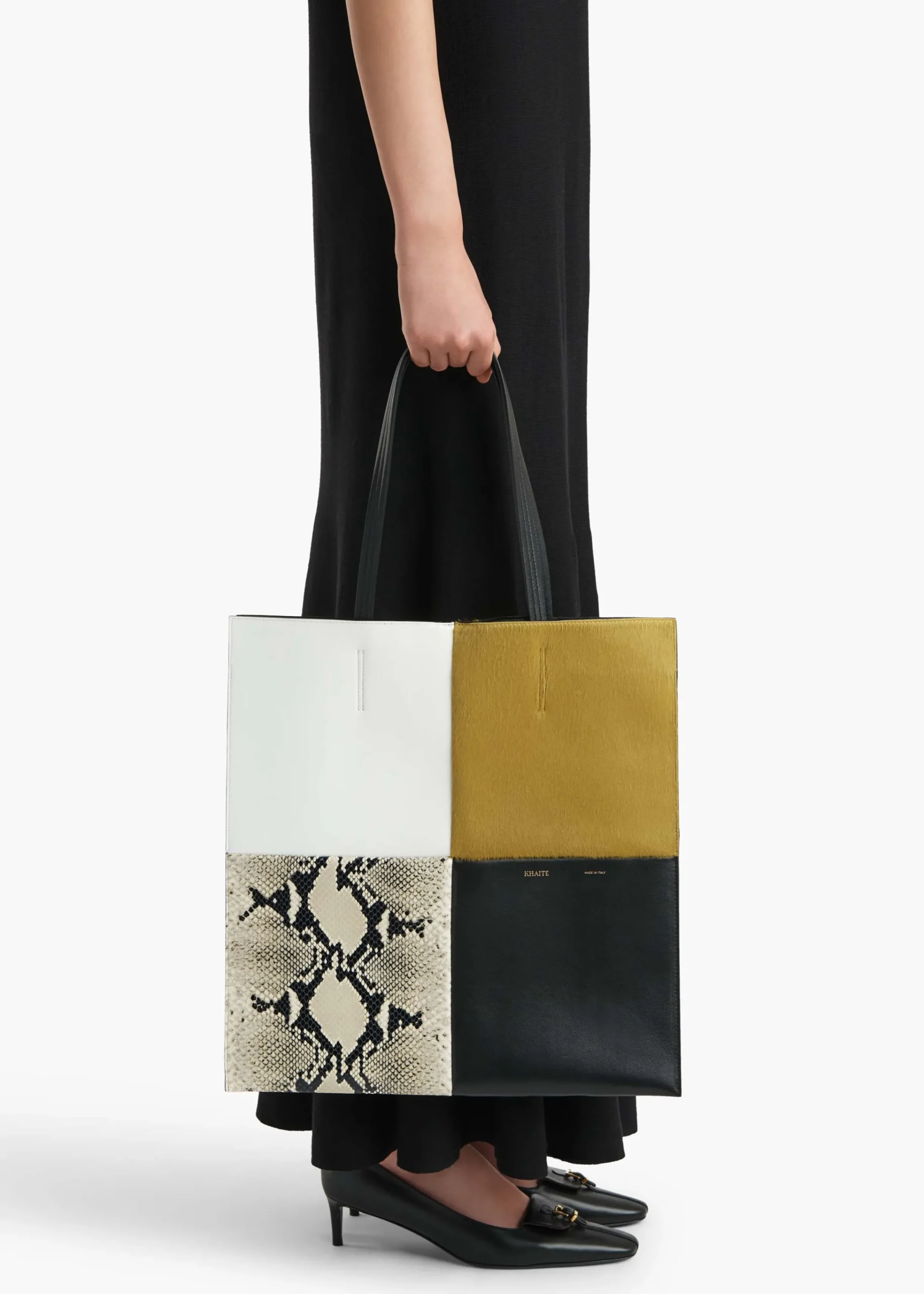 Piper Patchwork Tote in|Khaite Outlet