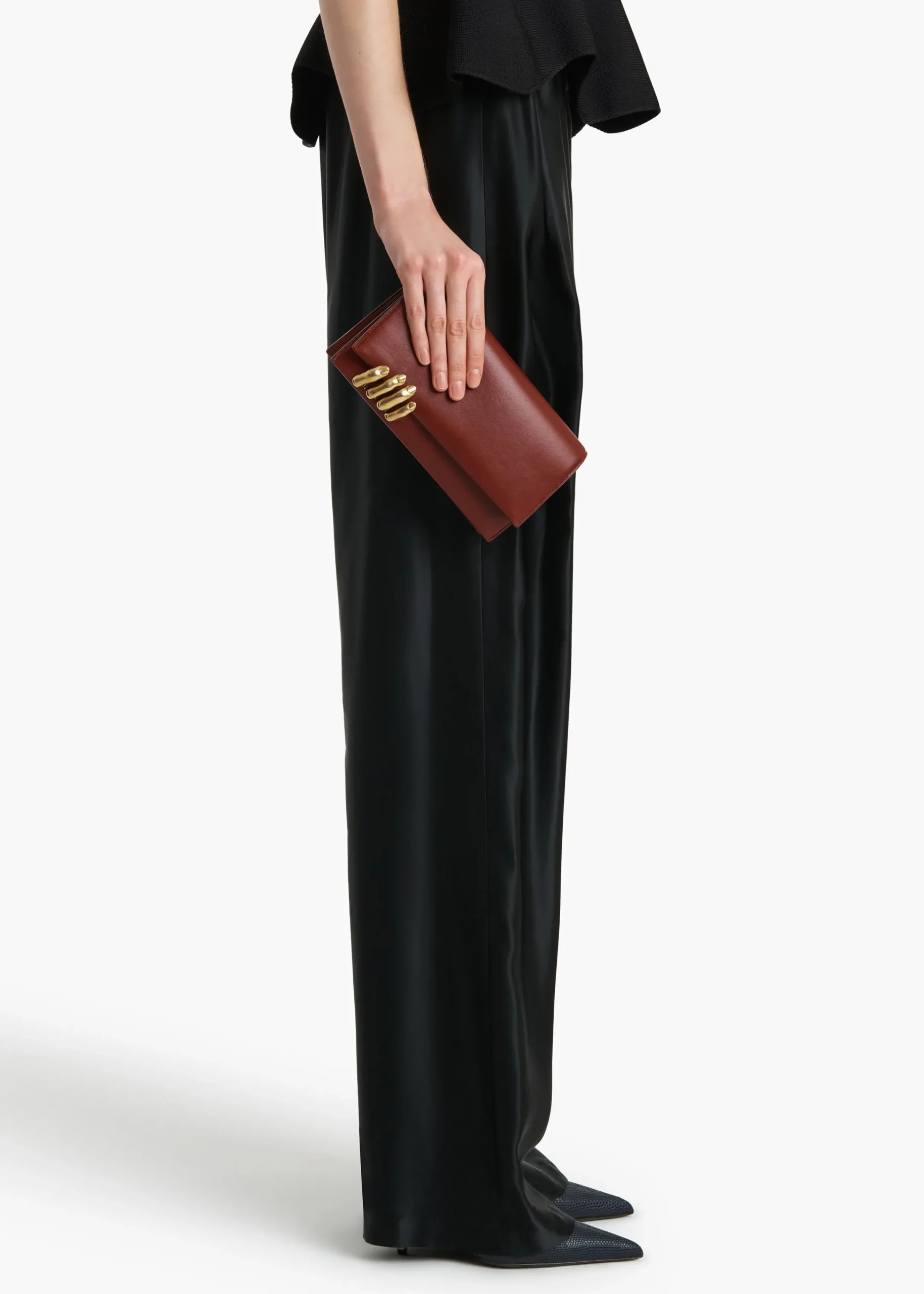 Sculpted Hand Clutch in|Khaite Hot